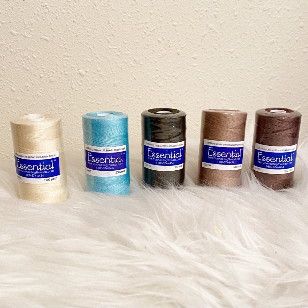 Essential 💯 Cotton Satin Finish Thread